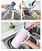 3PCS Adjustable Sponge Cleaning Brush with Plastic Long Handle Cup Feeding Bottle Scrubber Dish Clean Brushes for Coffee Glasses Pot Milk Cup Mugs Winebottle (Color Random)