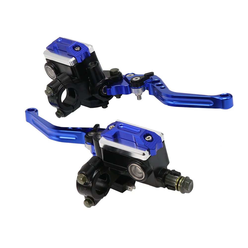 Eamrfvqt Blue Brake Clutch Levers, Cnc Aluminum Alloy Brake Clutch Levers