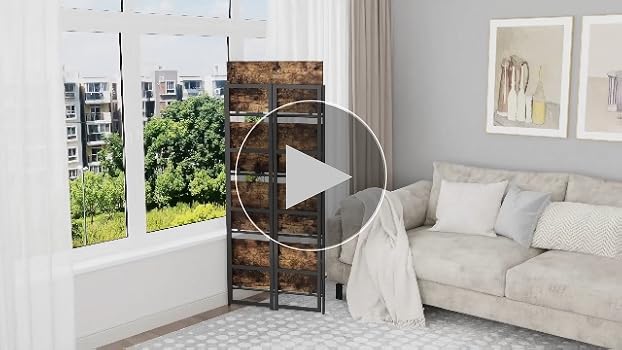 Amazon.com: BHG Vintage Multifunctional Folding Bookshelf