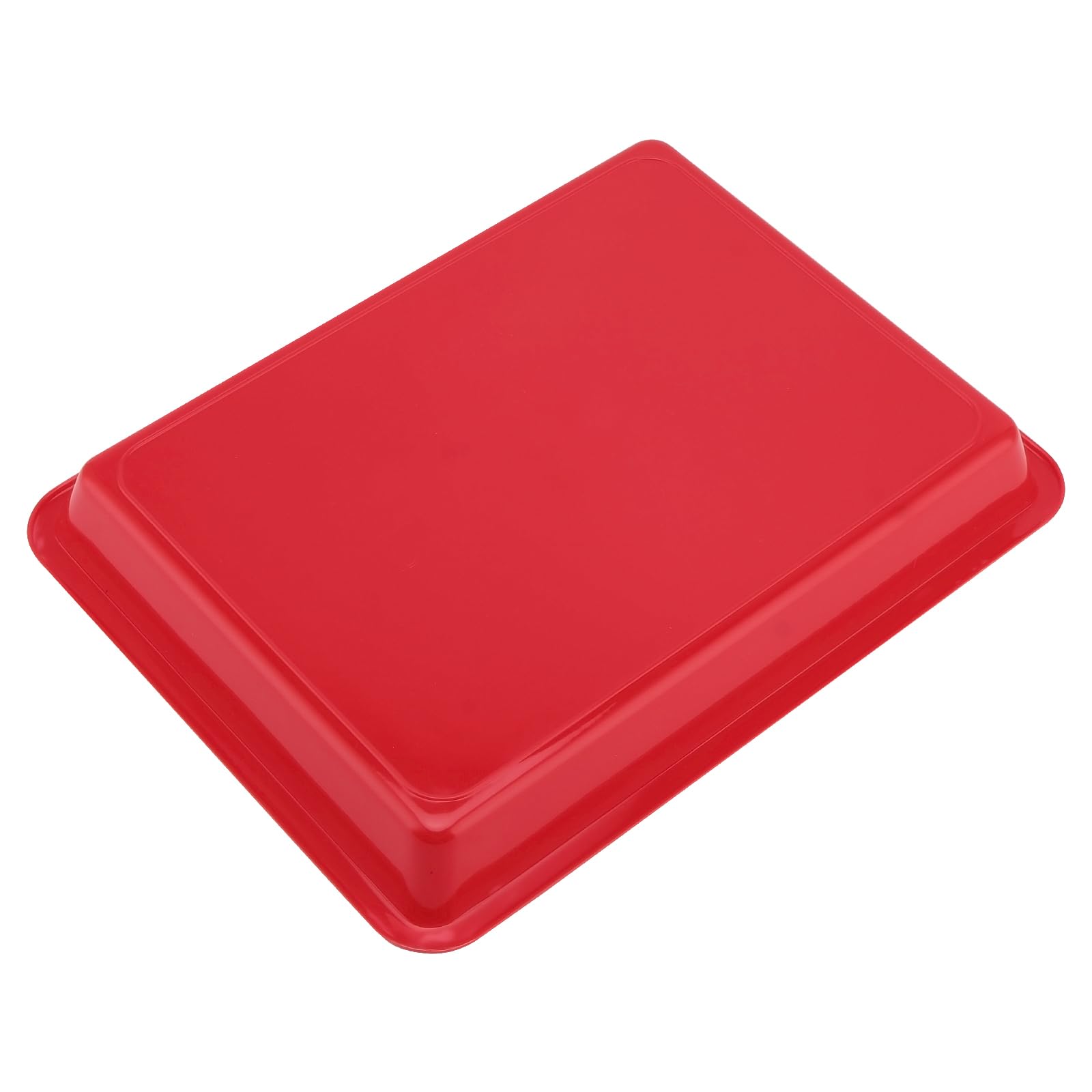 15 vassoi in plastica rettangolari, piccoli, 27,5 x 21 x 3 cm, colorati, in plastica, rettangolari, 5 colori, vassoio da portata in plastica per progetti fai da te, artigianato e