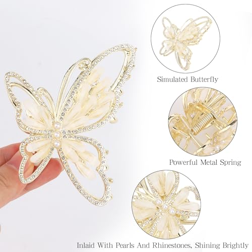 Butterfly Hair Clips Non-Slip - image 4