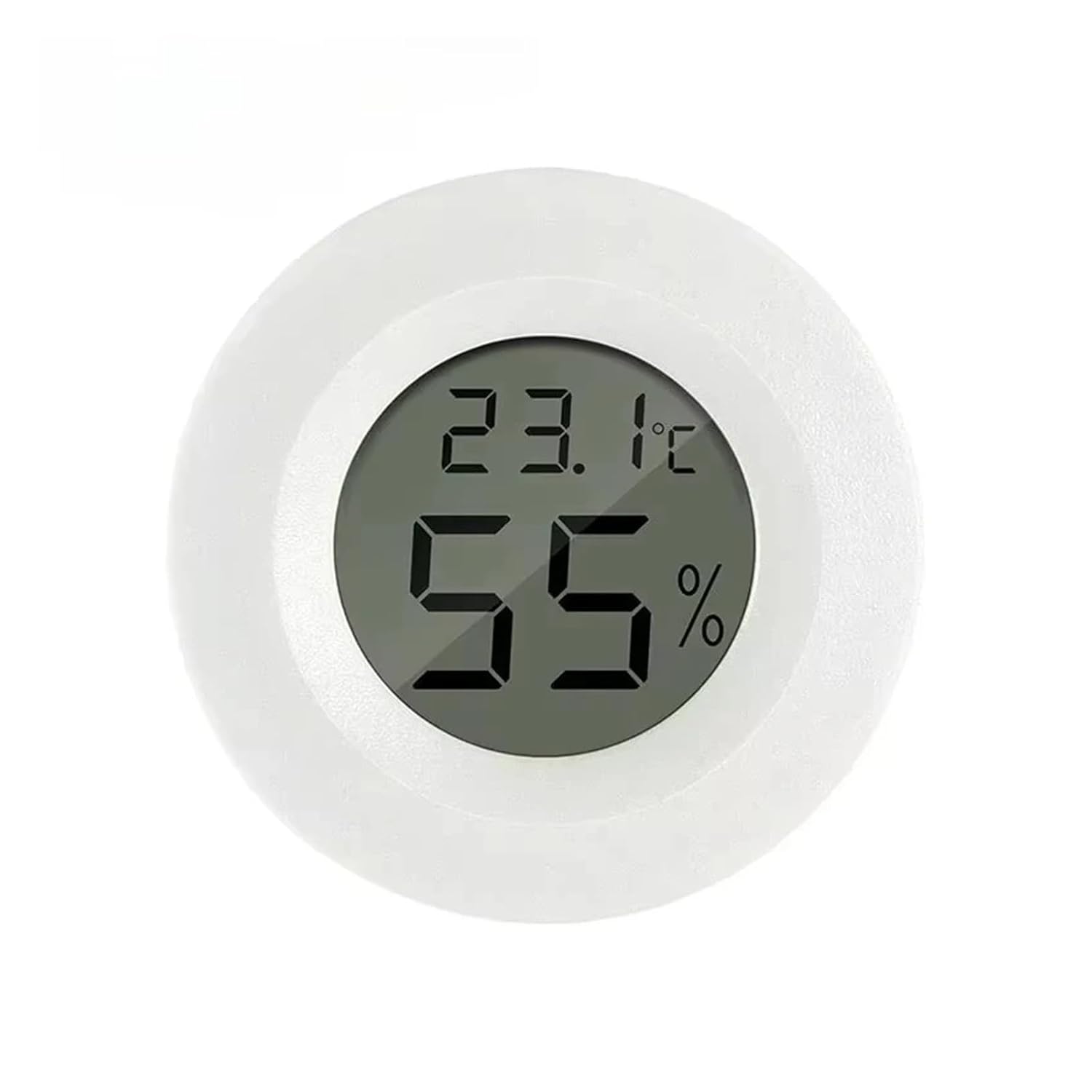 -50~ +70°C Mini LCD Digital Thermometer Hygrometer Fridge Freezer Tester Temperature Tester Sensor Humidity Meter Detector 4PCS(4PCS Black)