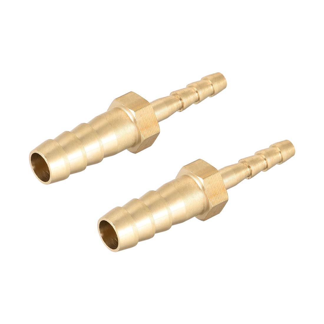 Raccord droit en laiton 8mm x 4mm Uxcell pour tube cannelé
