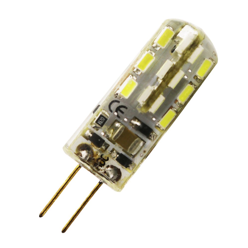 G4 Led 12v 2 Bombillas LED G4 12V Blanco Cálido - 5050 SMD, 2.6W, Para Caravana, Autocaravana, Barco O Jardín Bombilla Led G4