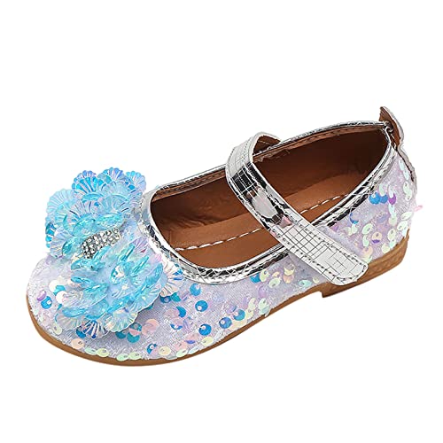 Fashion Autumn Girls Casual Shoes Flat Lightweight Sequins Bow Cute Shiny Dress Shoes Winter Toddler Boots