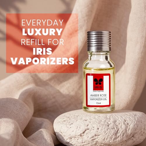 Image of IRIS Home Fragrance -Amber Rose 15ml Fragrance Vaporizer Oil for Diffuser, refill for oil burners /vapourizer