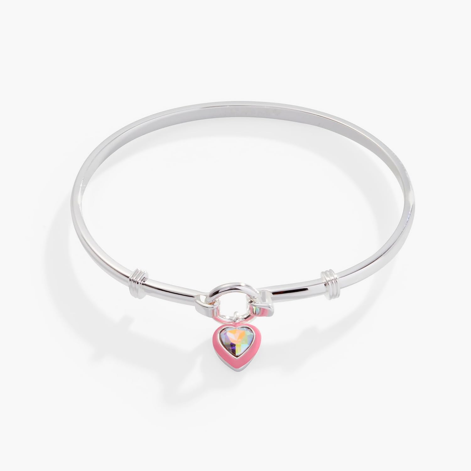 Alex and Ani Crystal Heart Clip Bangle - Image 2