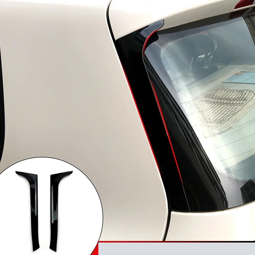 Spoiler dachowy Pasuje do golfa 6 MK6 GTI GTR GTD R R20 2008-2013 tylny spoiler boczny bagażnika Canard Splitter przez ABS Spojler na tylne skrzydło(For Golf 6 GTR)