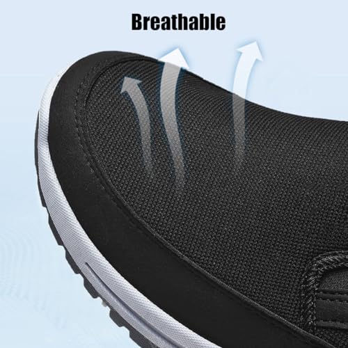 Auguscare Shoes Men, Men's Arch Support Slip-On Canvas Loafers, Casual Non Slip Orthopedic Walking Sneakers4