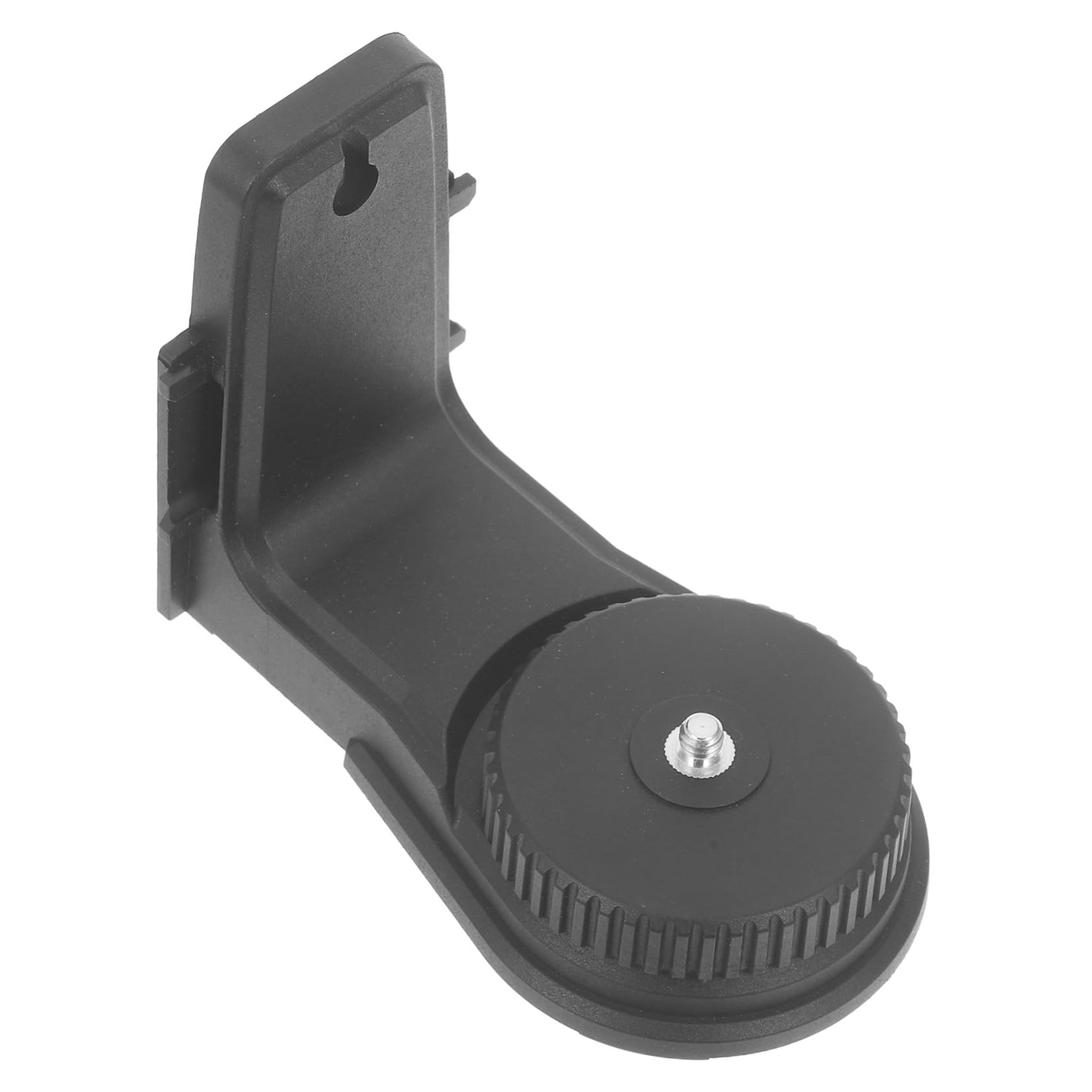 Support magnétique réglable en plastique noir pour réussir vos alignements de cadres au mur