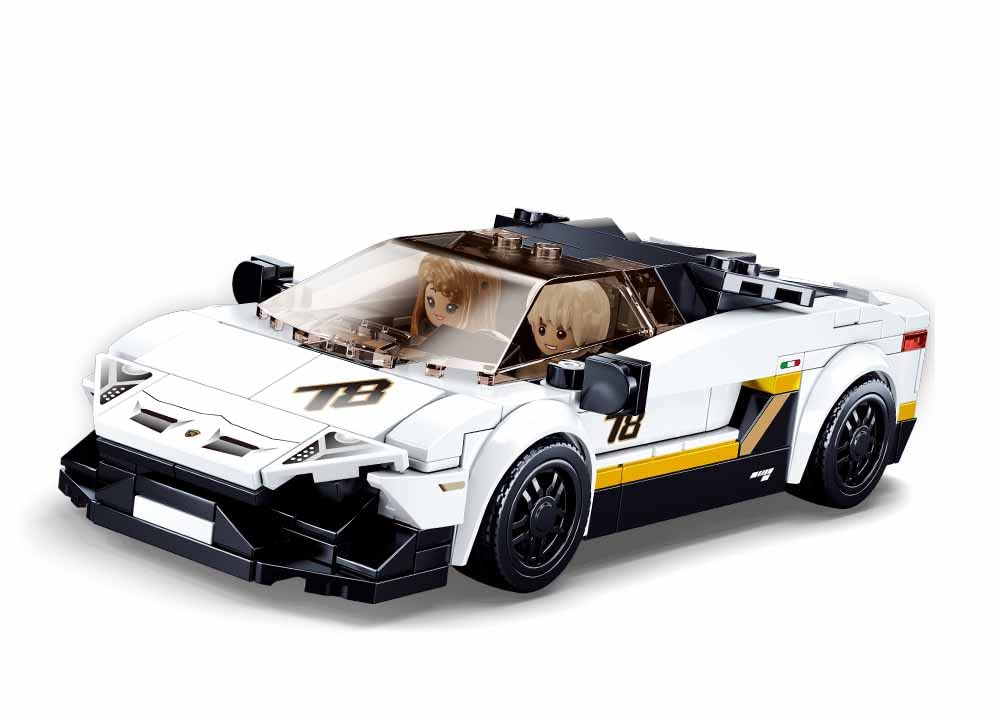 Sluban ModelBricks - racing car 276 pieces, Multicolor, 8 cm x 16.2 cm x 5 cm