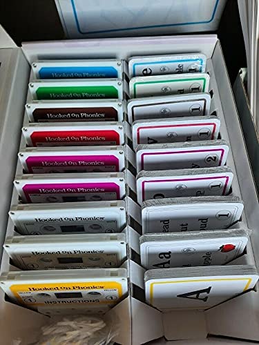 Hooked on Phonics W Cassettes-flashcards-workbooks (THE CLASSIC W/ NINE CASSETTES-NINE SETS FLASH CARDS--SEVEN WORKBOOKS)