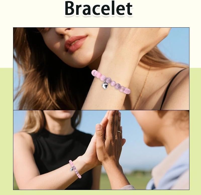 yaozeio Inspirational Gift Bracelets for Women Daughter Christmas Birthday Gifts for Granddaughter Sometimes You Forget Your Awesome Gifts Bracelet for Best Friends Motivational Encouragement Gifts - Image 5