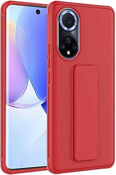 KZY  leti im Huawei Nova 9 ile Uyumlu Kapak Standl  El Tutacakl  Silikon K l f - K rm z