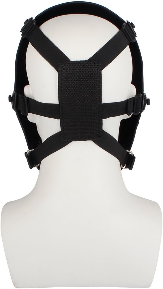 Paintball Mask, Skull Skeleton Full Face Airsoft Mask with Clear Lens Army Fans Supplies M06 Tactical Mask for Halloween Paintball BB Gun CS Game Cosplay and Masquerade Party (Black) : Sports & Outdoors