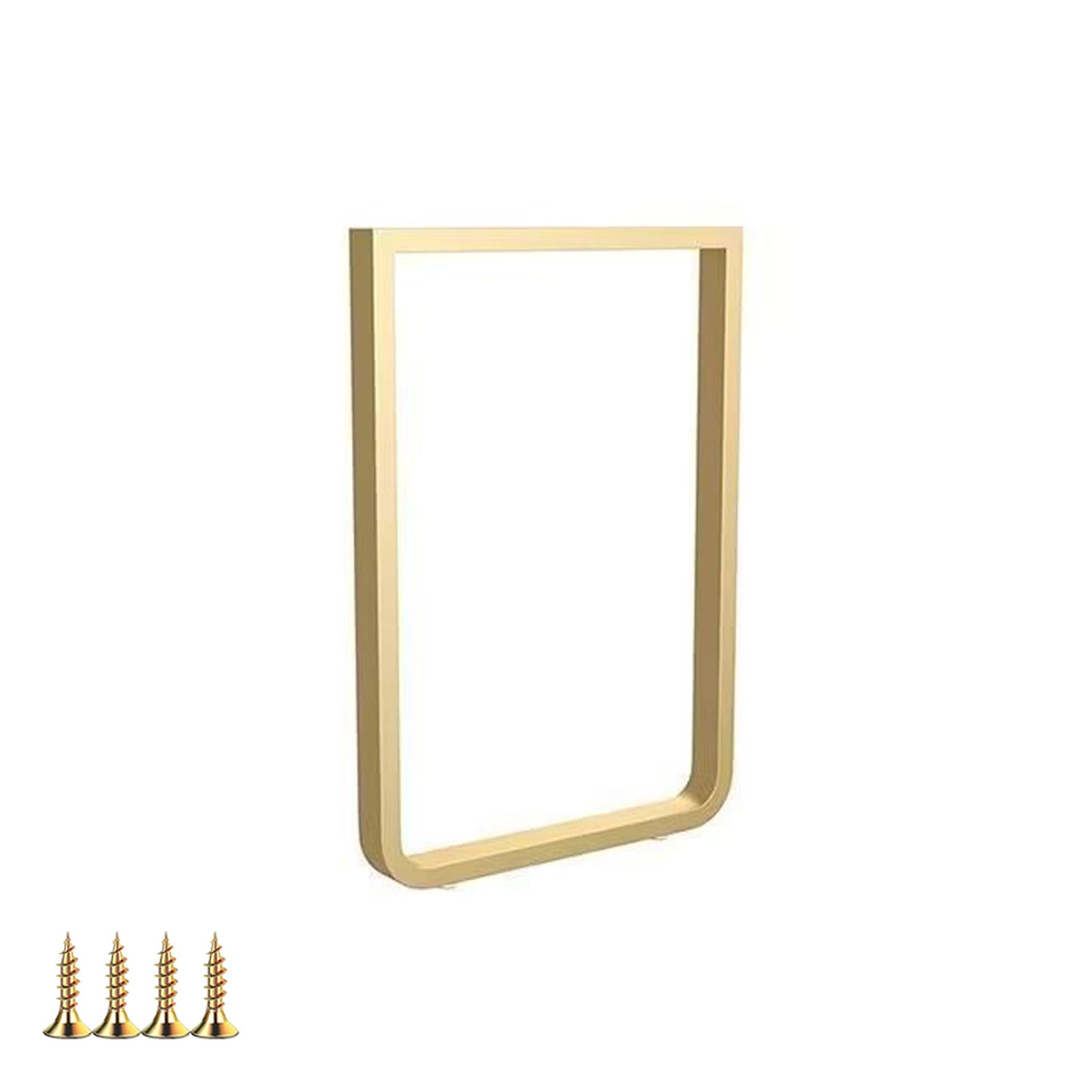 1 Pz Heavy Duty Gambe da Tavolo in Metallo, Industrial Rustico Acciaio Mobilia Piedi per Tavolino Fai da Te, Tavolo da Pranzo,Panca da Pranzo al Bar di Rifoglio Piedi, con Viti