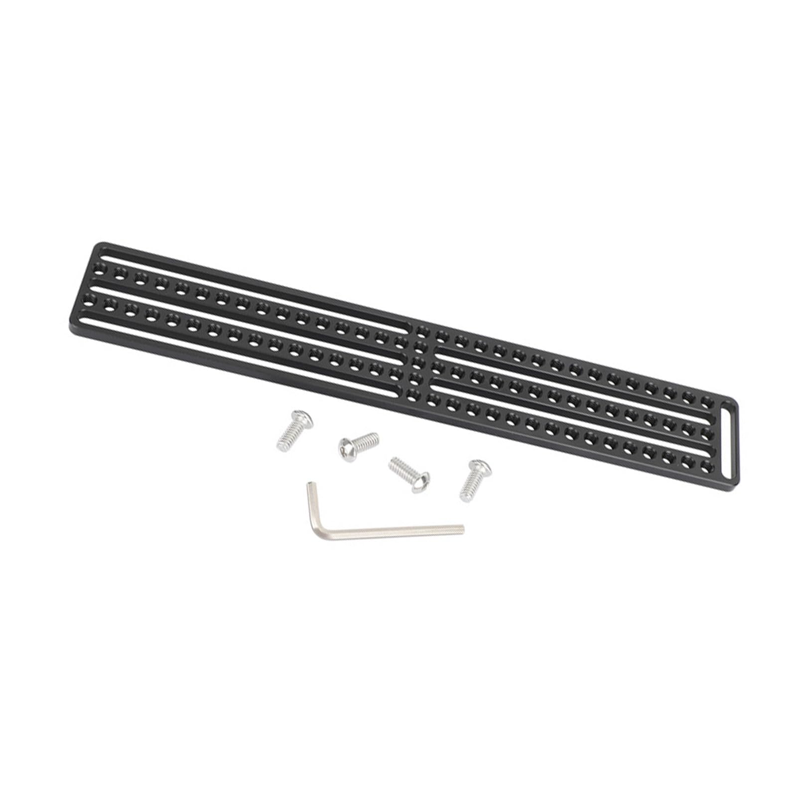Plato de queso extendido de 30 mm con múltiples agujeros de rosca de 1/4 para montaje flexible de equipo de fotografía en base de metal, extensión de equipo de cámara
