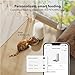 PETLIBRO Automatic Cat Feeder, Wi-Fi Rechargeable Cats Food Dispenser Battery-Operated with 30-Day Life, AIR 2.4G Wi-Fi Timed Pet Feeder for Cats & Dogs, 2L Auto Cats Feeder, White