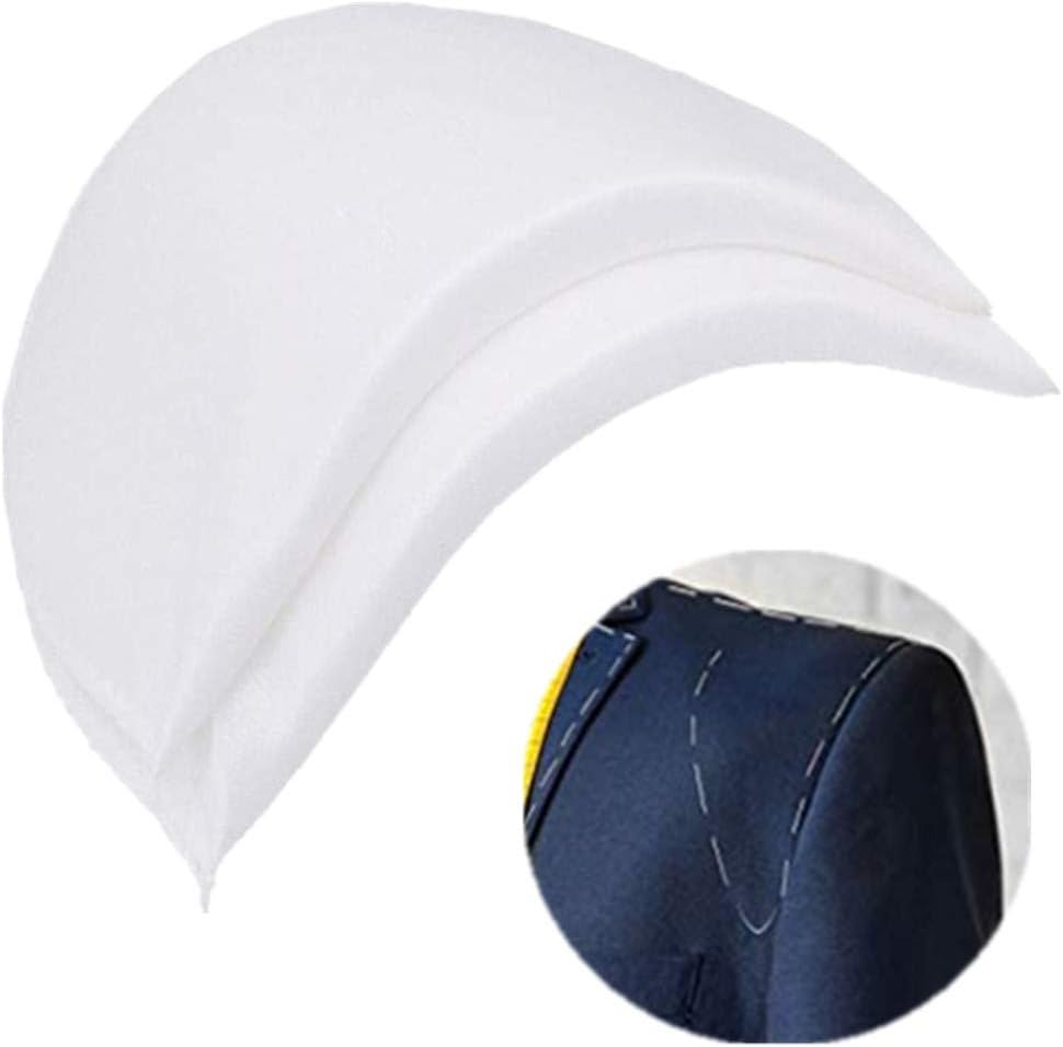 8 Pair Soft Foam Padded Shoulder Pad Soft Covered Set-in Sewing Foam Pads for Blazer Clothes Sewing Accessories Craft DIY
