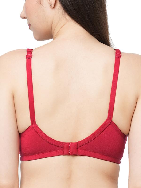 Image of Inner Sense Organic Cotton Bamboo Bra for Woman with Concentric Stitches I Full Coverage Bra for Heavy Bust with Side Support I Non Padded Innerwear with Wire-Free Design
