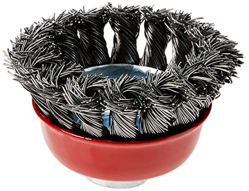 MTX Escova De Aco Carbono Tipo Copo Torcida 65 Mm Rosca M14