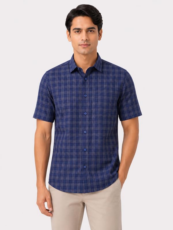 Image of Mens Half Sleeves Regular Shirt