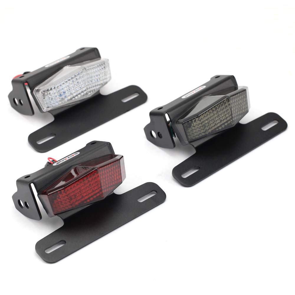 Kennzeichenhalter Motorrad Kennzeichenhalter Verwendung for DRZ400 S/SM/E DR-Z 400 DRZ400SM DRZ400S DRZ400E Motorradschwanz Motorrad Kennzeichenhalter(Noir)