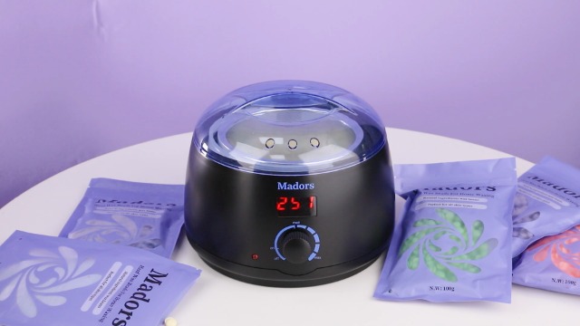 Madors Waxing Kit Wax Warmer Wax Kit for Hair Removal With 4 Wax