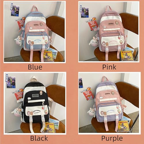 Girls kawaii Backpack for School Aesthetic Backpack for Girls Kids Elementary/Middle School Bag2