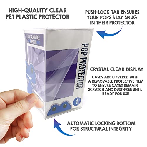 Blue Salamander Emporium Protector With Pop Bundle - Includes Star-Lord, Rocket, Groot, Cosmo, Adam Warlock Vinyl Figures With 5 Plastic Cases #TOP3