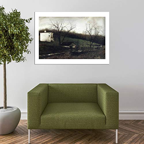 Impression artistique Andrew Wyeth Evening At Kuerners Mat Extra Large Spiffing Prints