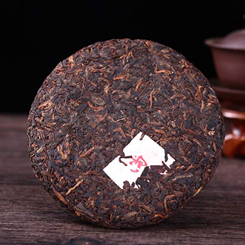 Té Cocido Pu erh Yunnan Ripe Puer Tea Cake 200g Marrón Alta Montaña Ecológico - Imagen 4
