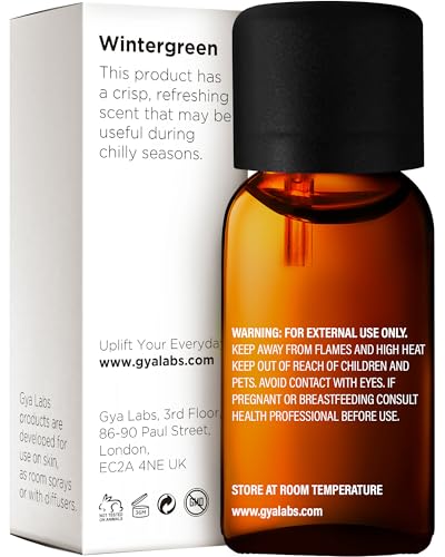 Image of 100% Pure Wintergreen Essential Oil - 0.34 Fl Oz - Wintergreen Oil for Hair, Skin, Diffuser, Aromatherapy & DIY Candle Making Scent