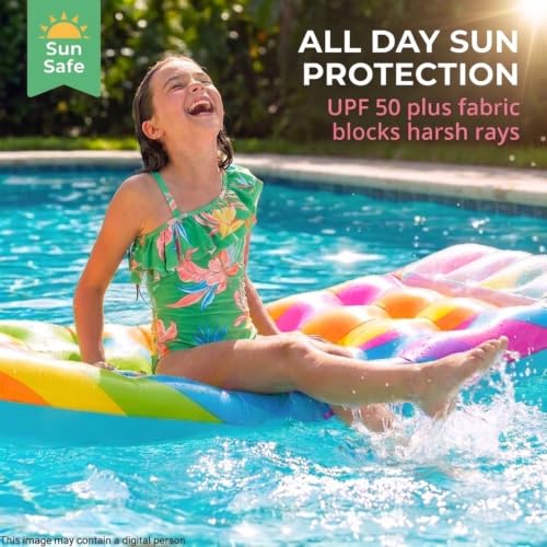 Image of Kanu Surf Girls Morgan Floral Ruffle 1-Shoulder 1-piece Swimsuit