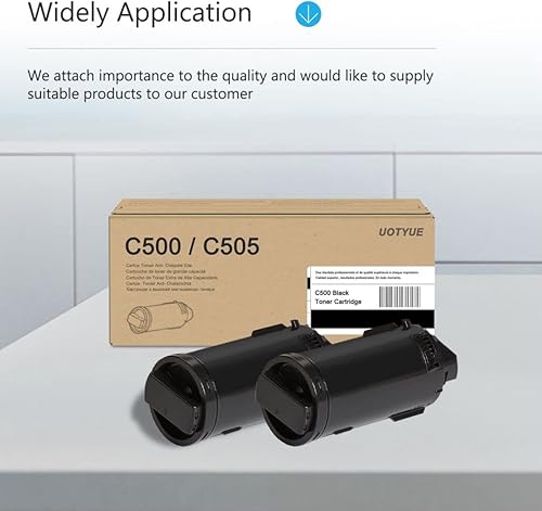 Miniatura 5 de VersaLink C500C505 - Cartucho de tóner negro de capacidad estándar (1 unidad), compatible con UOTY 106R03862 para impresora Xerox VersaLink C500