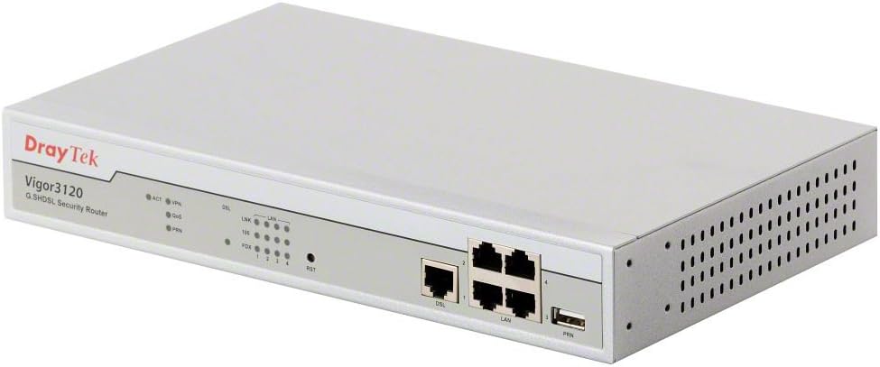 Draytek Vigor 3200n 4-port Wireless 802.11n Gigabit Wan Load Balancing Router with Firewall, Vpn and Usb 3.5g Support