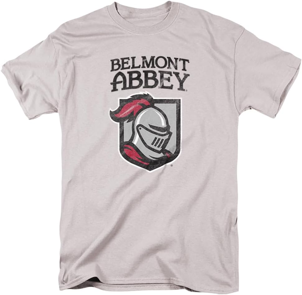 Belmont Abbey College Official Distressed Primary Logo Unisex Adult T Shirt