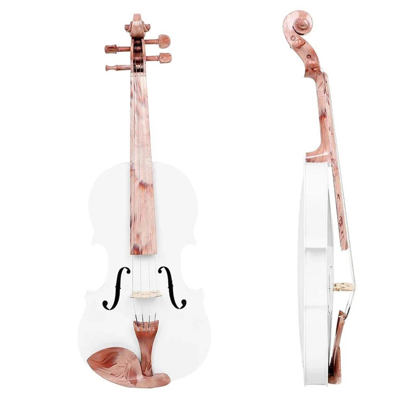 Skrzypce Instrumenty Muzyczne Zestaw Skrzypcowy 4/4 Professional Z Twardym Futerałem Stroikiem Smyczkowym Dodatkowymi Strunami Dla Początkujących Dorosłych Łatwy Do Grania(Type1)