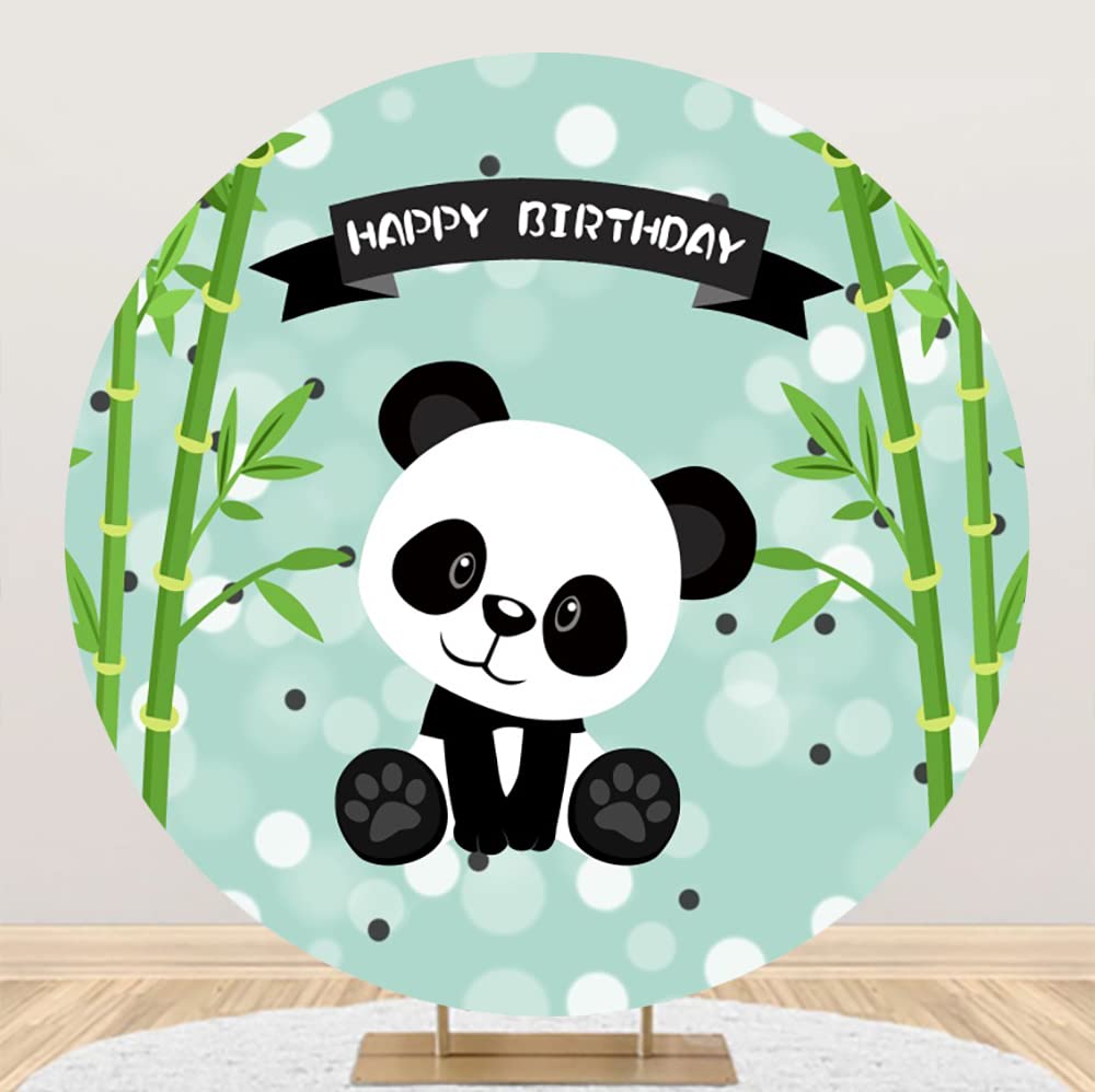 Panda-Geburtstagsdekoration – Roter Panda-Fotohintergrund 1,5x0,9m Aus Vinyl Für Kinderparty