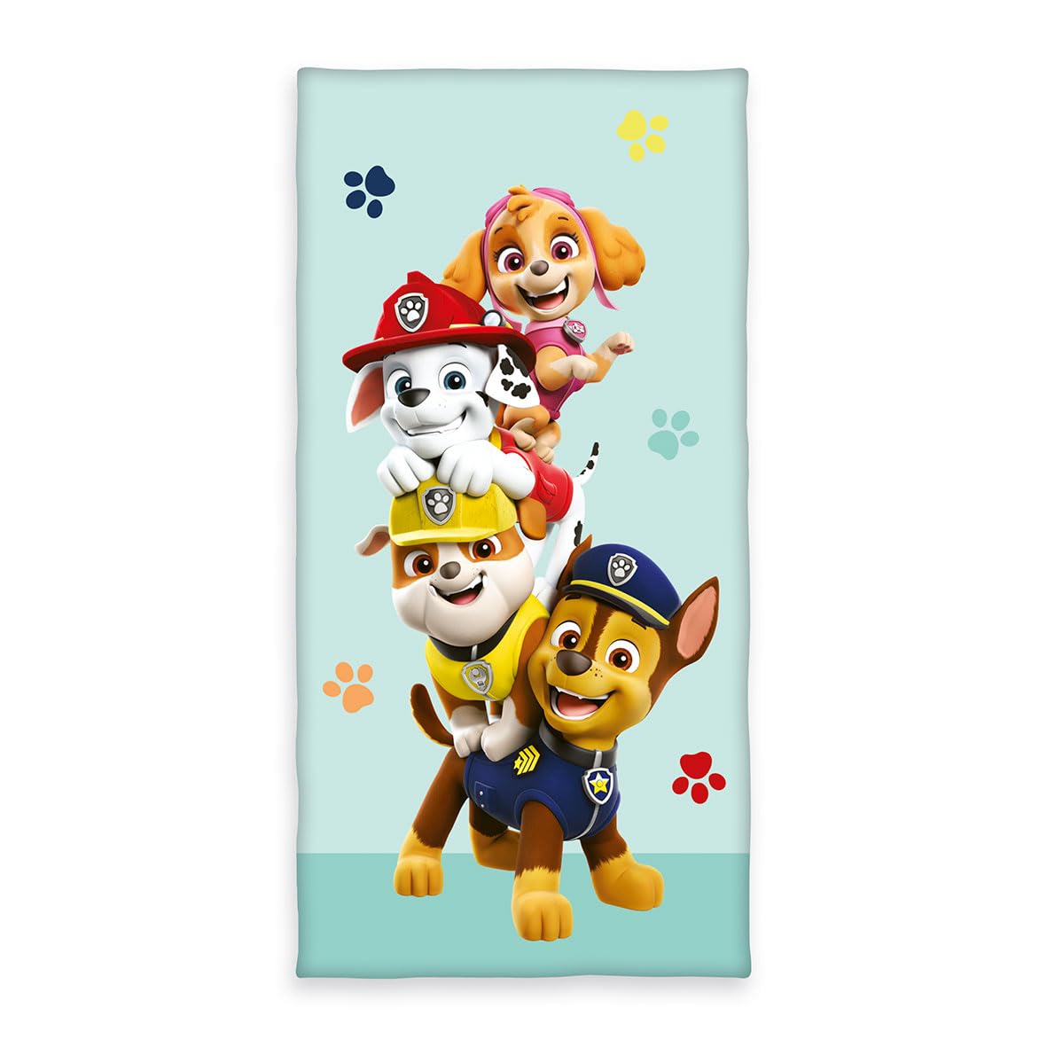Serviette de bain Paw Patrol en coton velours, le cadeau d'anniversaire idéal