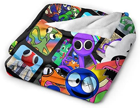 Blanket Soft Warm Cartoon Blanket Couch Throw Blankets Bed Blanket for Adults and Kids 4-50"×40"