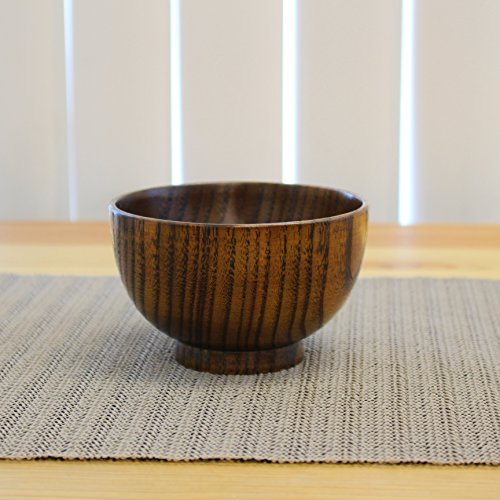 Set Of 6 Japanese Style Solid Wood Bowl Children Kids Baby Serving Tableware For Salad Rice Miso Soup Fruits Decorative Display Gifts ~We Pay Your Sales Tax #TOP4