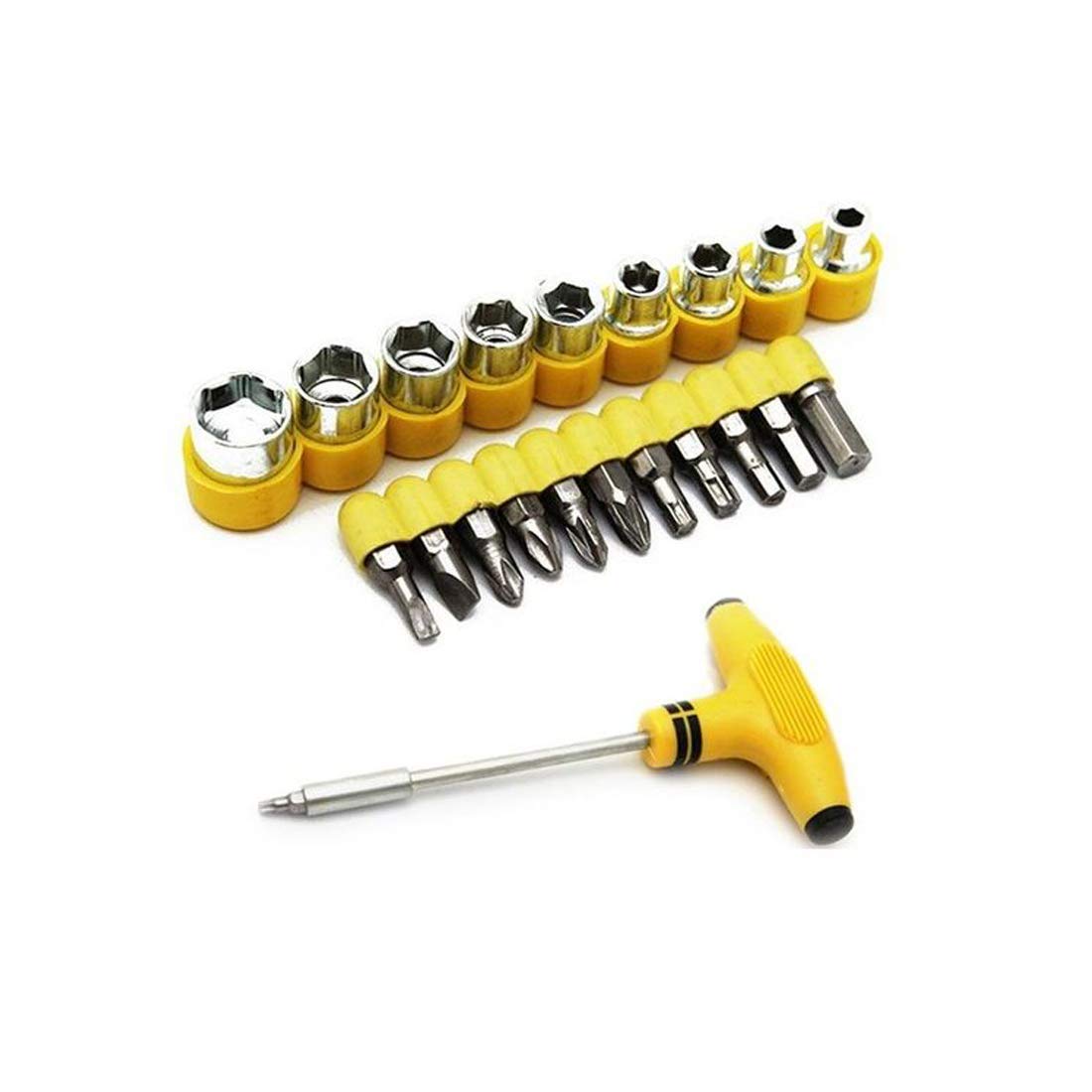 Generic Multi purpose 21 Pcs Screwdriver Socket Set - 21PCTK-YL (B0CW3HJBZZ) Amazon Price History, Amazon Price Tracker