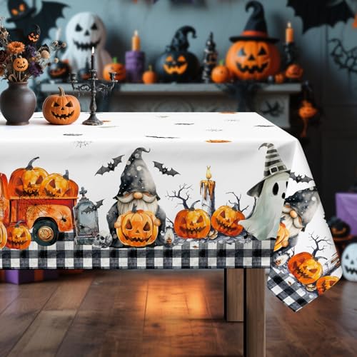 Nappes citrouille camion lavable pour protéger la table des taches