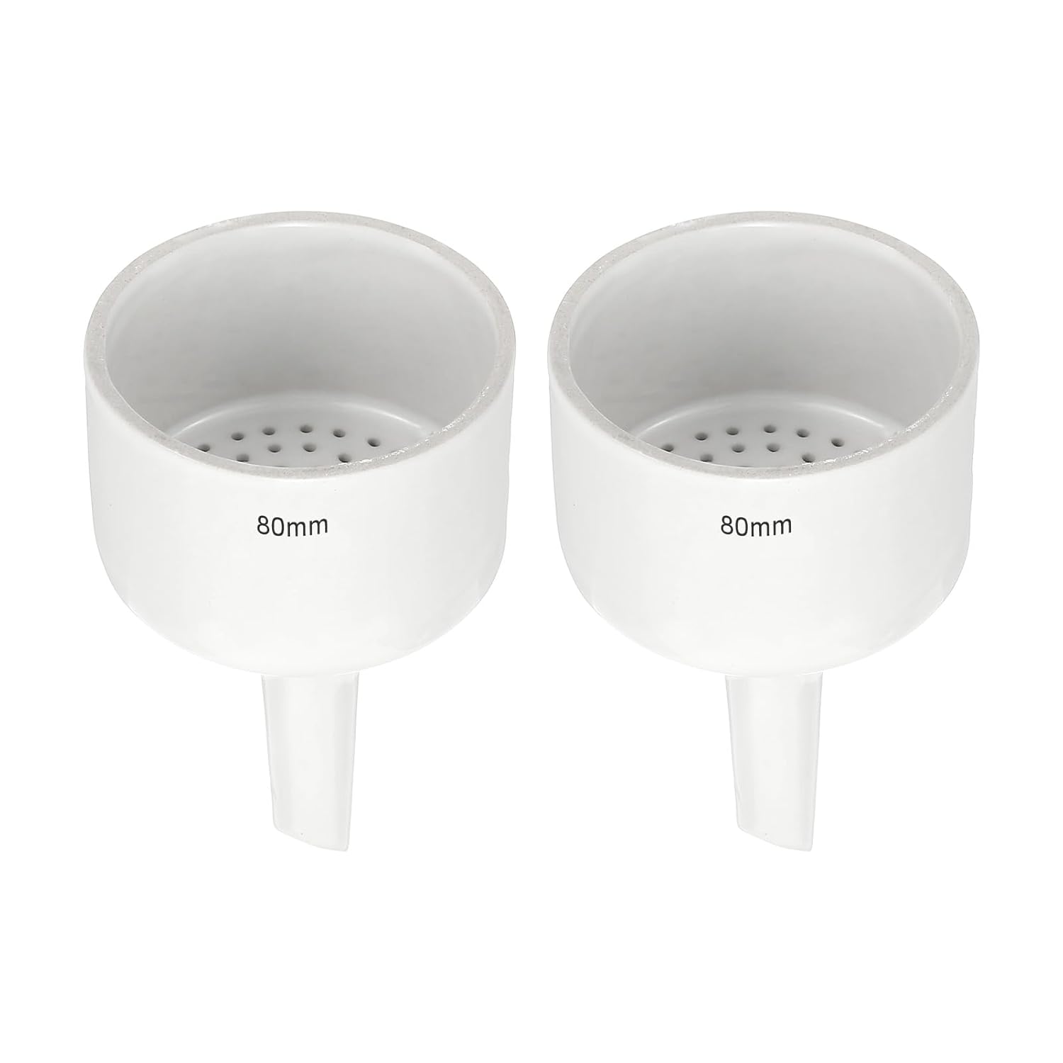 PATIKIL Porcelain Buchner Funnel, Buchner Filter Separatory Filtration Funnel for Laboratory, Experiments, White, OD. 150mm ID. 140mm