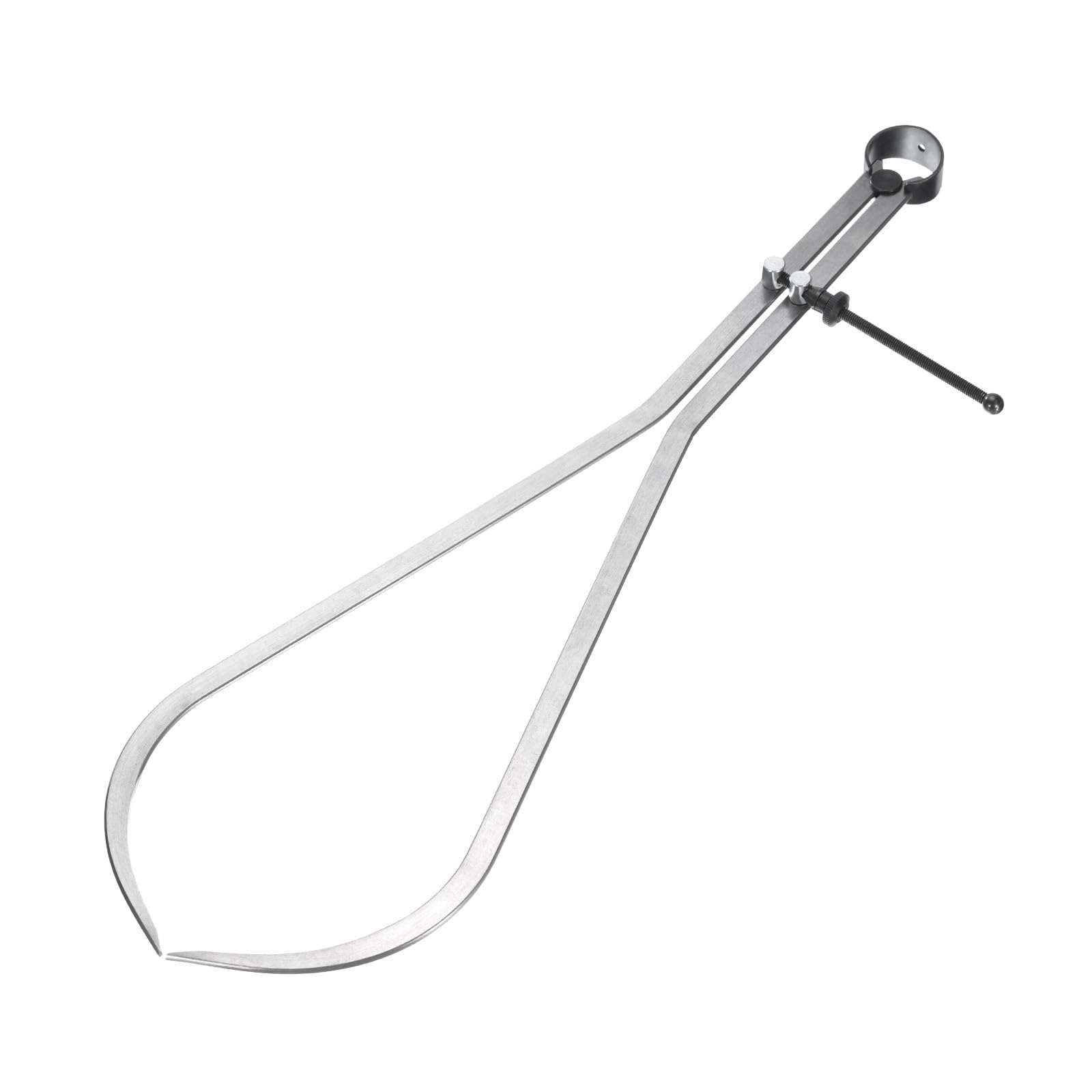 uxcell Pinza esterna a molla, 43 cm, in acciaio inox, regolabile, pinza a molla con gamba piegata per progetti di tornitura del legno
