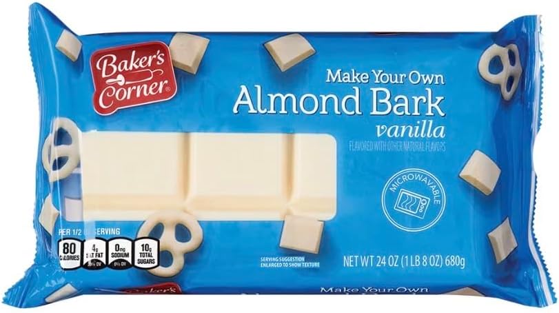 Vanilla Almond Bark, 24 OZ segmented bar