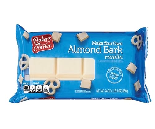 Vanilla Almond Bark, 24 OZ segmented bar