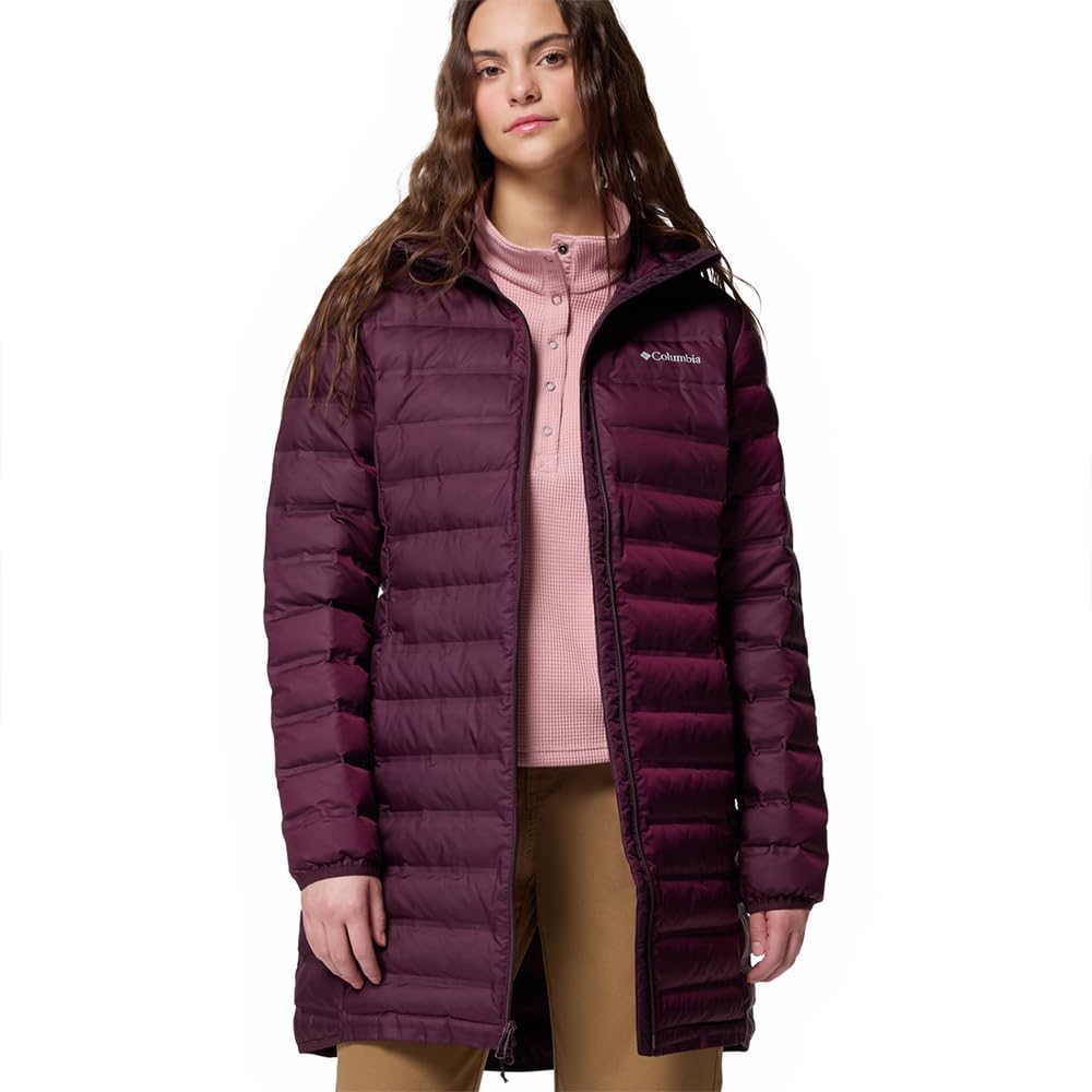 Columbia Lake 22 2 Down Long Hooded Jacket Chaqueta acolchada con capucha Mujer (Pack de 1)