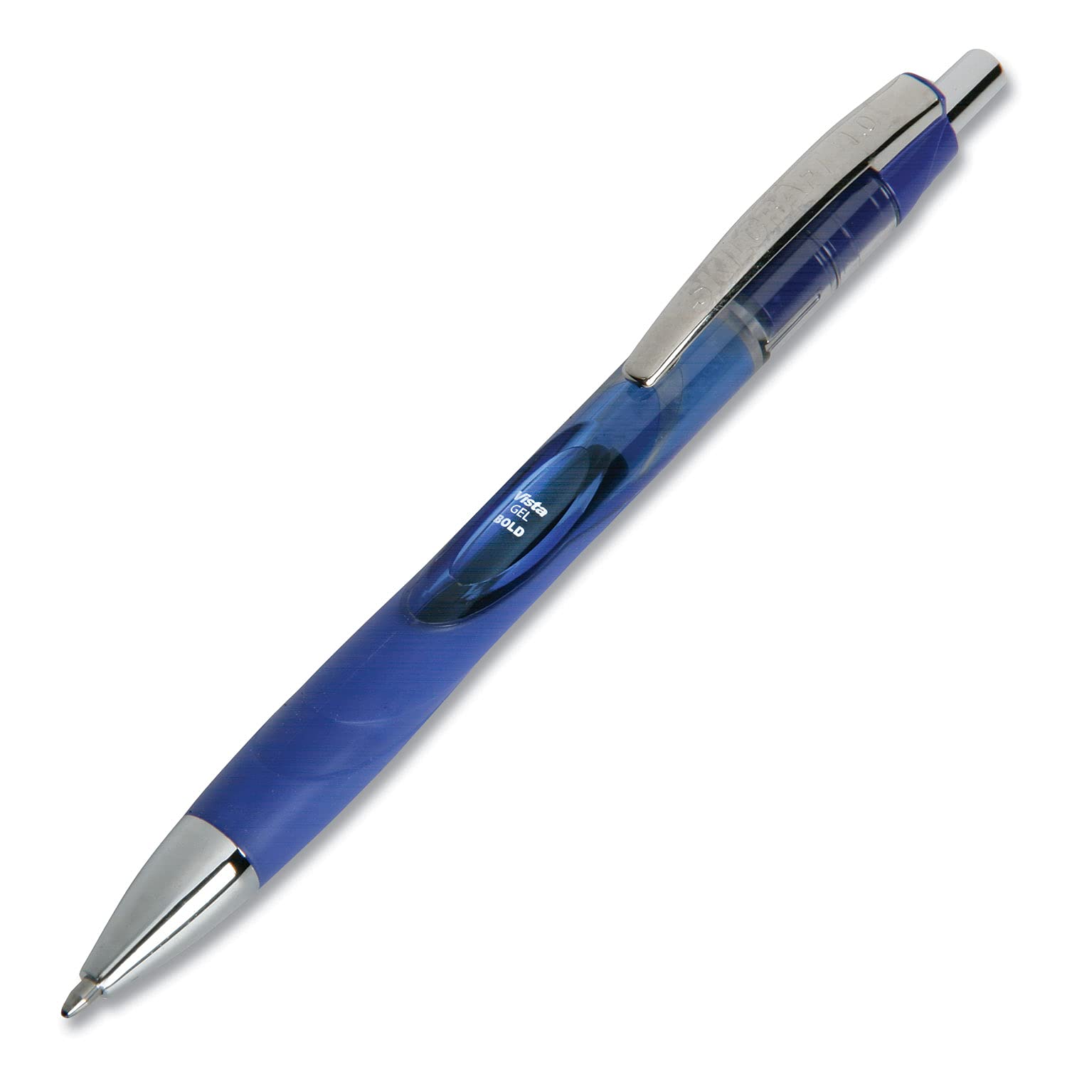 AbilityOneNSN6849425 - VISTA Gel Ink Pen - 1.0mm - Bold Point - Blue Ink